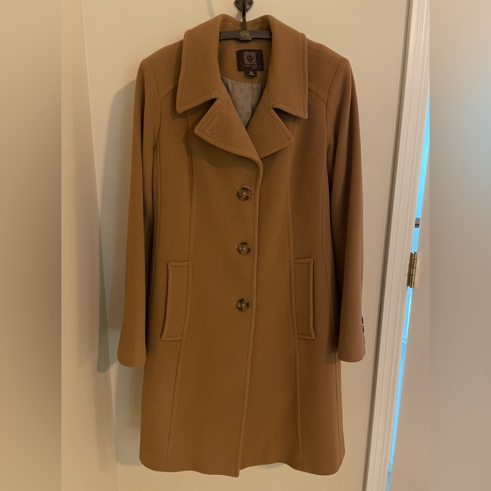 Anne Klein Classic Camel Coat
